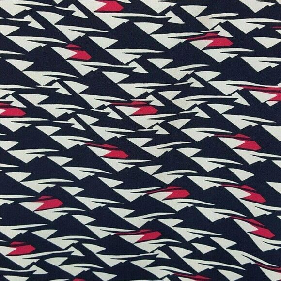 NEW London Times Sheath Dress Sz 10 Blue Navy Pink White Belt Pockets - Picture 3 of 5